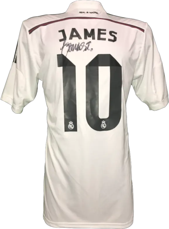 James Rodriguez Signed Real Madrid Shirt T Shirt James Rodriguez Png James Rodriguez Png