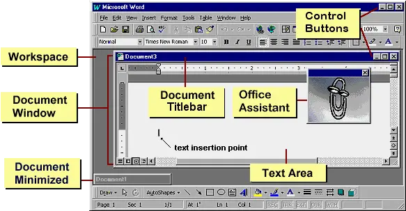 The Interface Ms Word Window Control Buttons Png Word Processor Icon