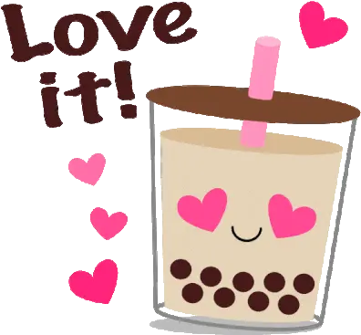 Boba Bubble Sticker Boba Bubble Tea Discover U0026 Share Gifs Girly Png Milk Tea Icon