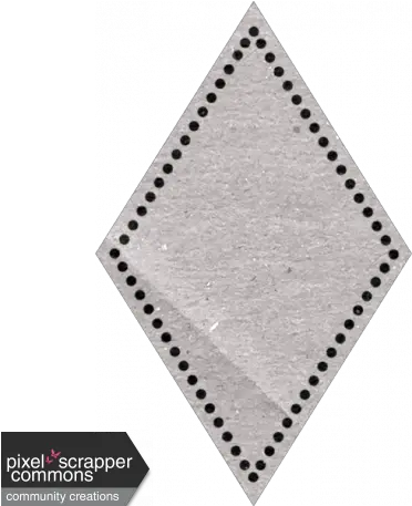 Paper Diamond 01 Graphic Horizontal Png Dotted Border Png