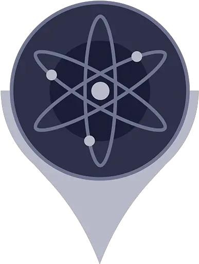 Download Cosmos Atom Logo Hd Png Atom Crypto Atom Logo
