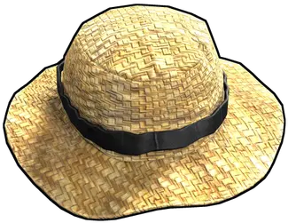Steam Community Market Listings For Farmer Straw Hat Farmer Straw Hat Rust Png Straw Hat Png