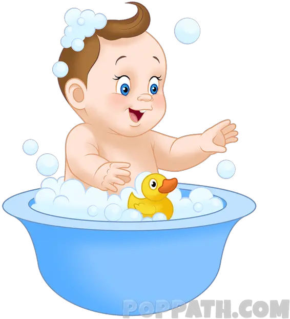 Paint Clipart Tub Baby Taking A Bath Clipart Png Bath Png