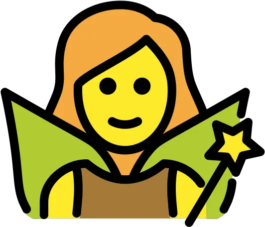 U200d Woman Fairy Emoji Meanings U2013 Typographyguru Openmoji Png Snapchat Icon Meaning