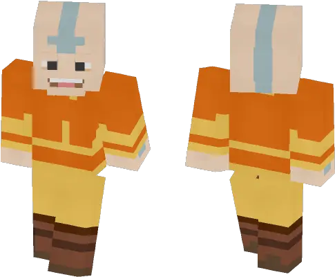 Download Avatar The Last Airbender Aang Minecraft Skin For Abstract Minecraft Skins Png Avatar The Last Airbender Png