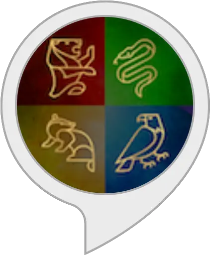 Amazoncom Official Harry Potter Quiz Alexa Skills Pottermore House Symbols Png Harry Potter Logo Transparent Background