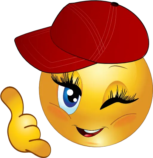 Wink Face Emoticons Png Smiley Emoji Girl Wink Png