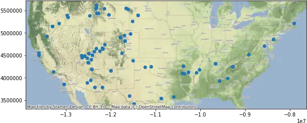 Mapping My Cross Country Road Trip With Python Claire Duvallet Atlas Png Us Map Transparent Background