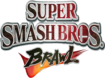 Ssbb Smash Brawl Logo Png Smash Logo Transparent