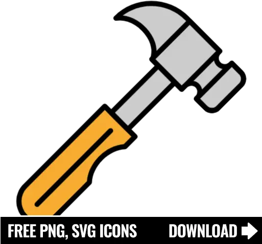 Free Hammer Icon Symbol Emoji Png Sad Black And White Hammer Icon Transparent