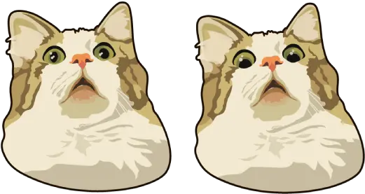 Scared Cat Meme Cursor Domestic Cat Png Knife Cat Meme Transparent