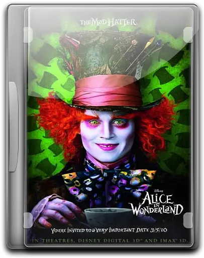 Alice In Wonderland V3 Icon English Movie Iconset Alice In Wonderland Tim Burton Png Alice In Wonderland Png