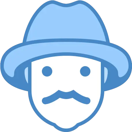 Farmer Icon In Blue Ui Style Icon Png Farmer Icon