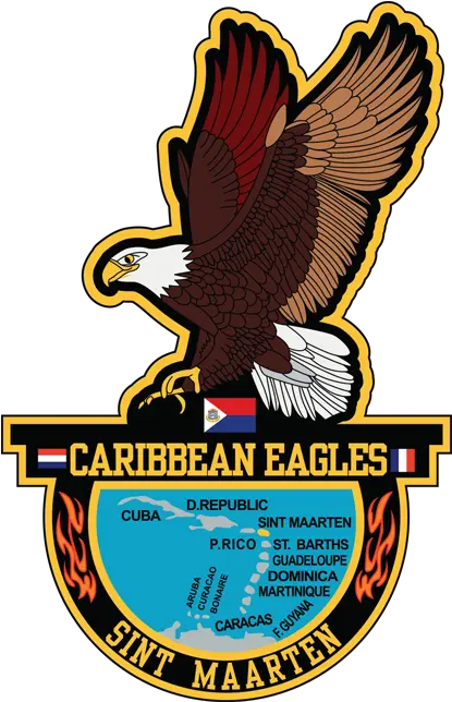 Home Of The Caribbean Eagles Caribbean Eagles St Maarten Png Eagles Logo Png