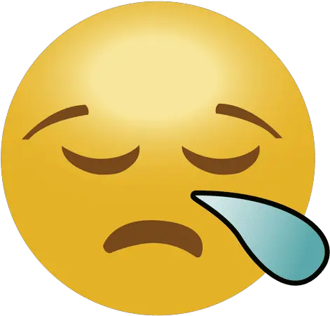 Emoji Emoticon Sad Transparent Png U0026 Svg Vector File Emoji Triste Png Rain Emoji Png