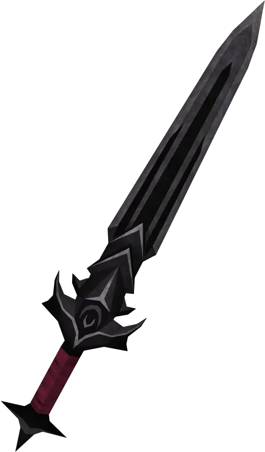 Download Black Sword For Designing Projects Free Runescape Sword Png Sword Transparent