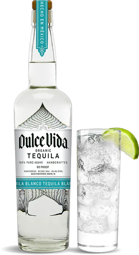 Dulce Vida Spirits Dulce Vida Blanco Tequila Png Tequila Bottle Png