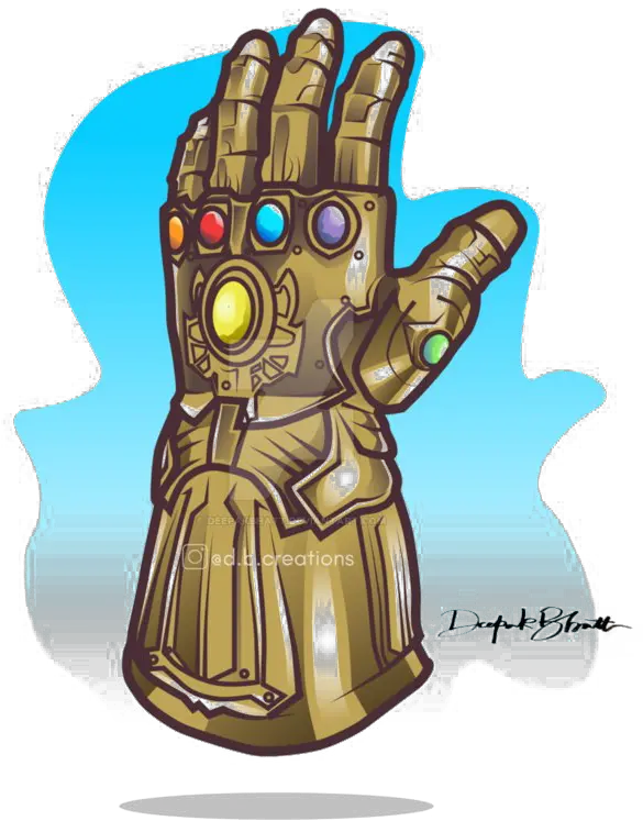 Thanos Fan Club Infinity War Transparent Png Transparent Background Infinite Gauntlet Avengers Transparent