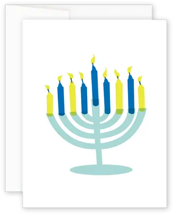 Custom Holiday Greeting Cards Customized S Mores Pixel Art Png Menorah Icon