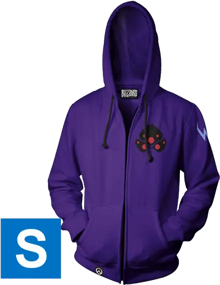 Overwatch Widowmaker Unisex Hoodie Purple Size S Png Widowmaker Png