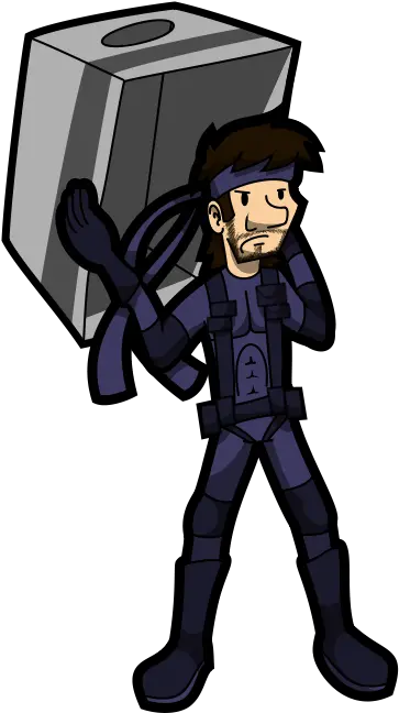 Download Hd Solid Snake Cartoon Png Solid Snake Transparent