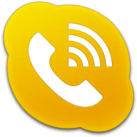 Skype Phone Alt Yellow Icon Skype Icons Softiconscom Skype Transparent Png Icon Skype Icon Images