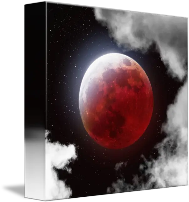 Blood Moon With Clouds Moon Png Blood Moon Png