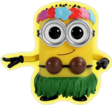 Covetly Funko Pop Movies Minion Hula Glow 125 Minion Pop Figures Png Minions Icon