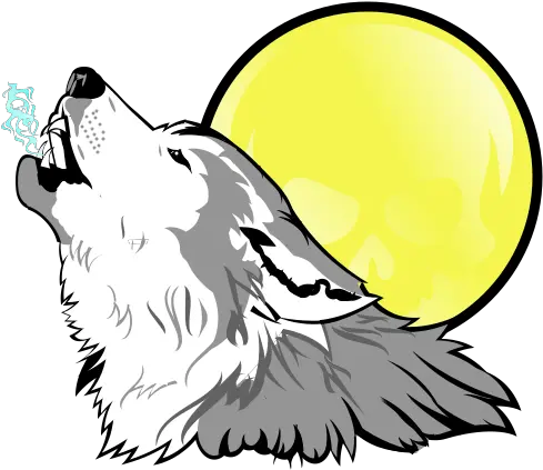 Mighty Howling Wolf Crew Emblems Rockstar Games Social Club Full Moon Png Wolves Icon