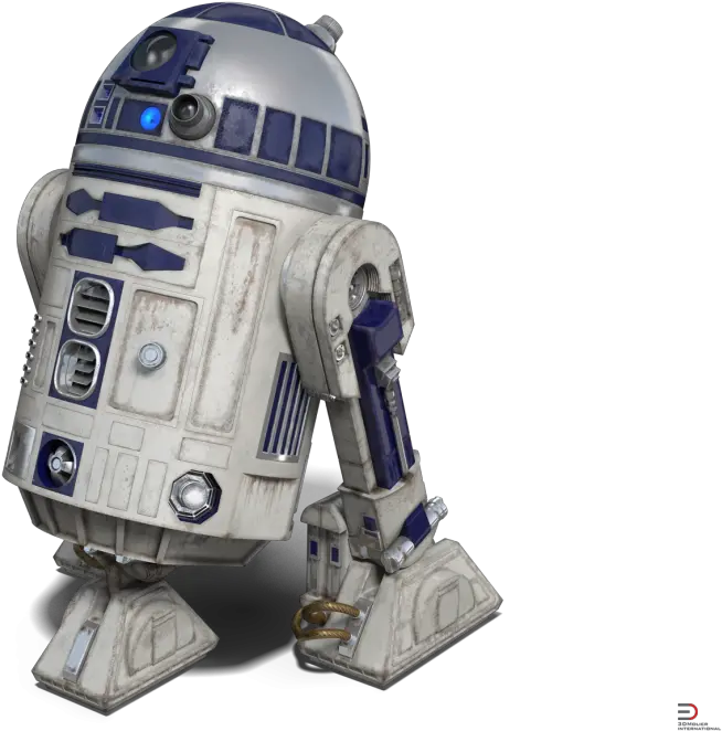 R2 D2 Dirty 3d Model Cgstudio 3d Modeling Png R2d2 Png