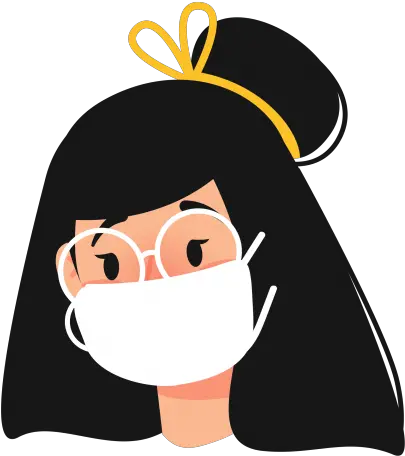 Coronavirus Girl Using Mask Png Png 7776 Free Png Gwanghwamun Gate Girl Cartoon Png