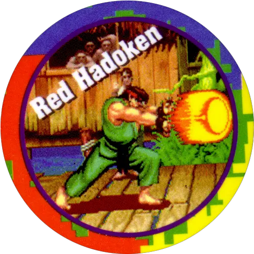 Download 2 Street Fighter 2 Ryu Red Hadoken Png Image Circle Street Fighter Ii Logo