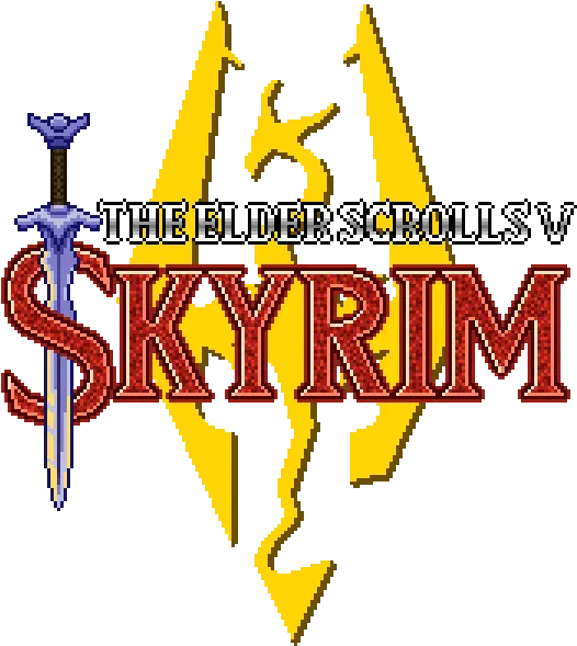 Download Skyrim Logo The Elder Scrolls V Skyrim Png Image Graphic Design Skyrim Logo Png