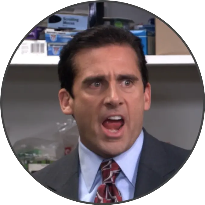 Michaelscott Theoffice Sticker By Jayjaytwentyone06 Michael Scott Funny Face Png Michael Scott Png