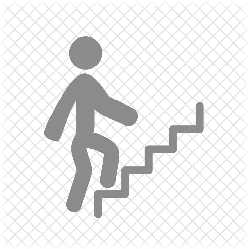 Person Climbing Stairs Icon Person Climbing Steps Clipart Png Stairs Png