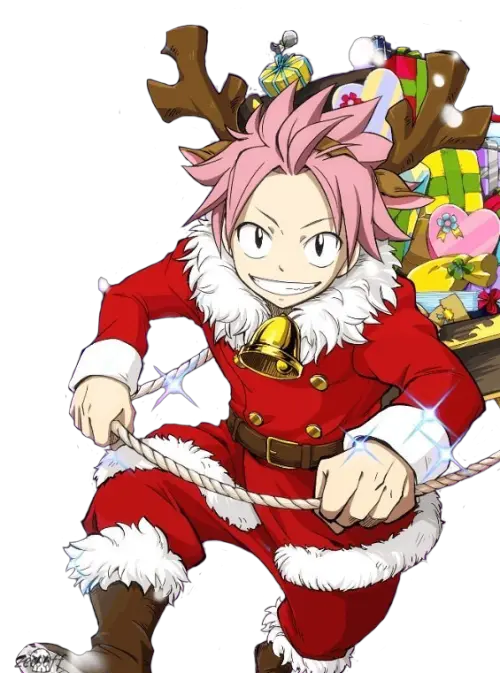 Natsu Png Fairy Tail Natsu Christmas Natsu Transparent