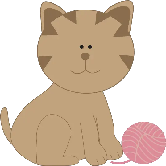 Cat Playing With Yarn Clipart 2196043 Png Images Pngio Cat And Yarn Clipart Ball Of Yarn Png