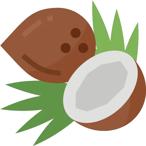 Coconut Free Food Icons Coco Fruta Svg Png Coconut Png