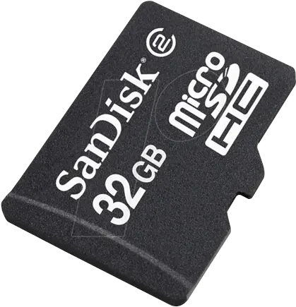 Sandisk 32 Gb Microsdhc Card Microsd Png Sd Card Icon Png