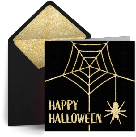 Spider Web Free Happy Halloween Ecard Greeting Card Spider Web Png Spider Web Transparent
