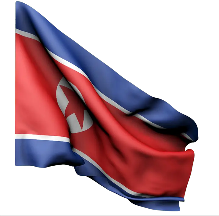 Flag North Korea Red Blue White Kim Jong Un Wave North Korea Flag Gif Png Korean Flag Png