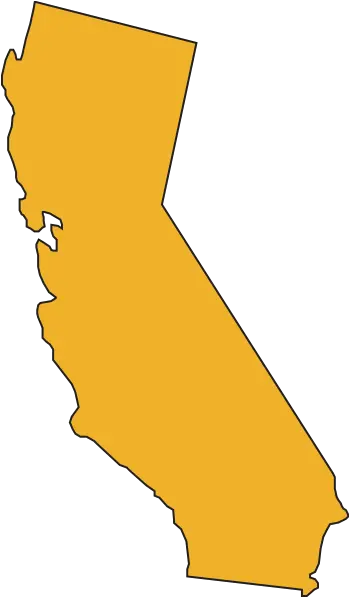 California State Yellow Clip Art State Clip Art California Png California Outline Png