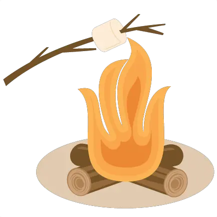 Roasting Marshmallows Svg Cutting Files Camping Cut Bonfire Clipart Transparent Png Marshmallow Png