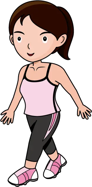 Download Walking Fitness Clipart Woman Walking Clipart Clipart Of A Woman Walking Png Woman Walking Png