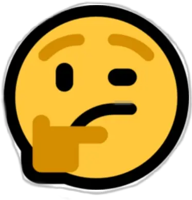 Download Ms Thinking Emoji Qui Réfléchit Png Image With No Articulate Emoji Thinking Face Emoji Transparent
