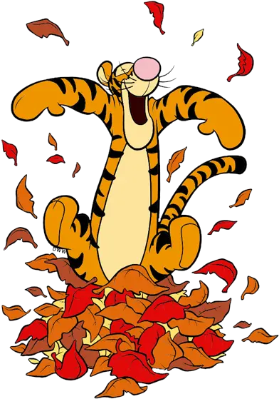 Tigger Clip Art Disney Galore Tigger Fall Clipart Png Fall Clipart Png