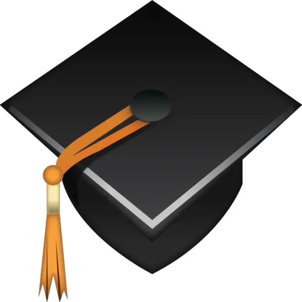 Graduation Hat Icon Png Transparent Background Grad Cap Emoji Graduation Hat Png