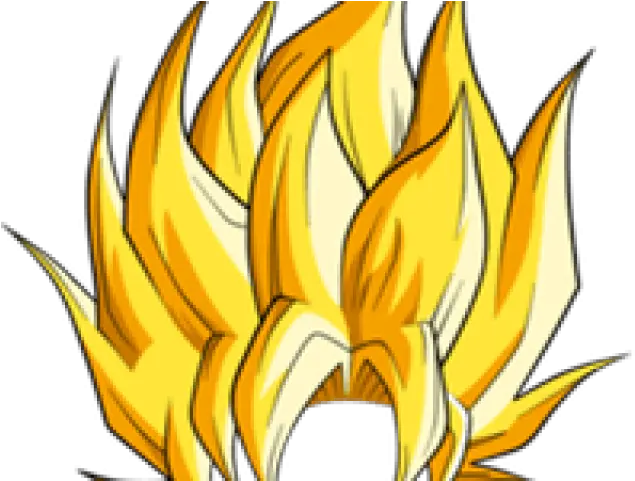 Saiyan Hair Png Free Dragon Ball Z Goku Ssj Goku Hair Transparent