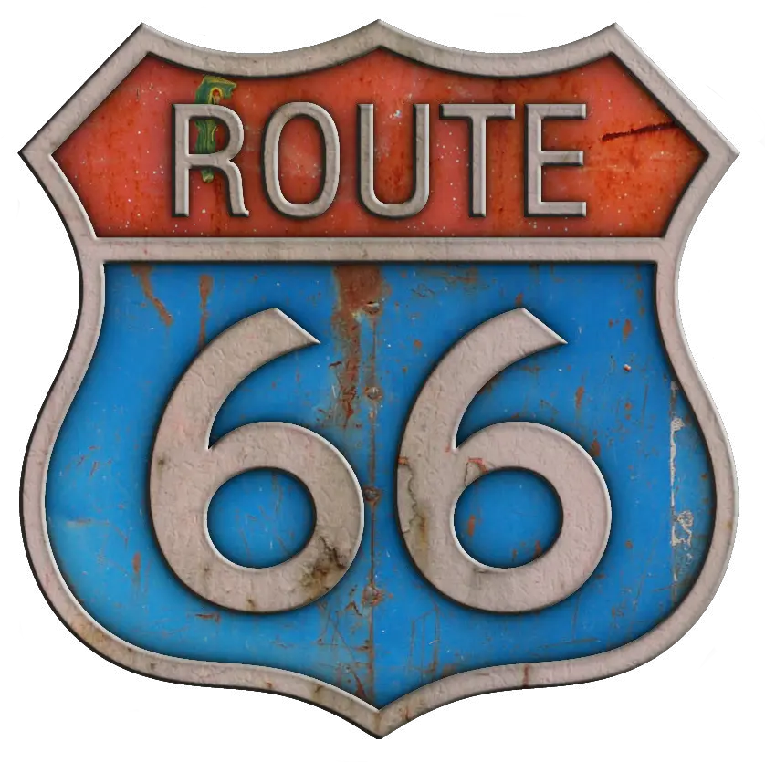 Pin Original Route 66 Logo Png Route 66 Logos