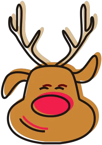 Reindeer Head Cartoon Vector Cabeza De Reno Navideño Png Deer Head Png